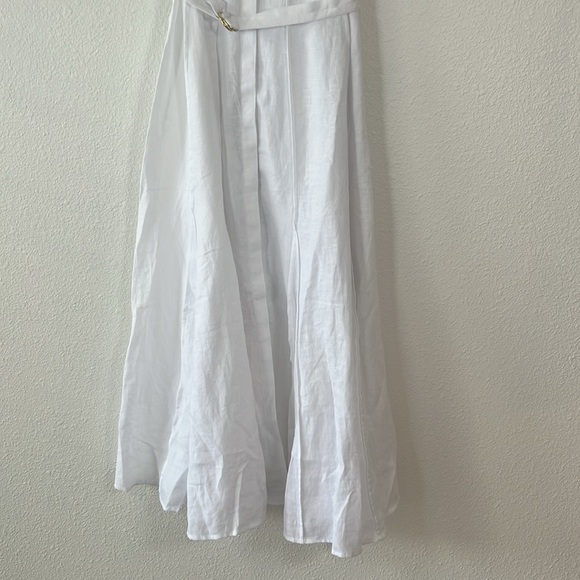NWT J. Crew Seamed linen dress with removable belt, size Medium - Picture 4 of 12
